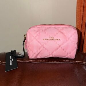 ‼️NEW Marc Jacobs Pink Nylon Makeup Beauty Pouch